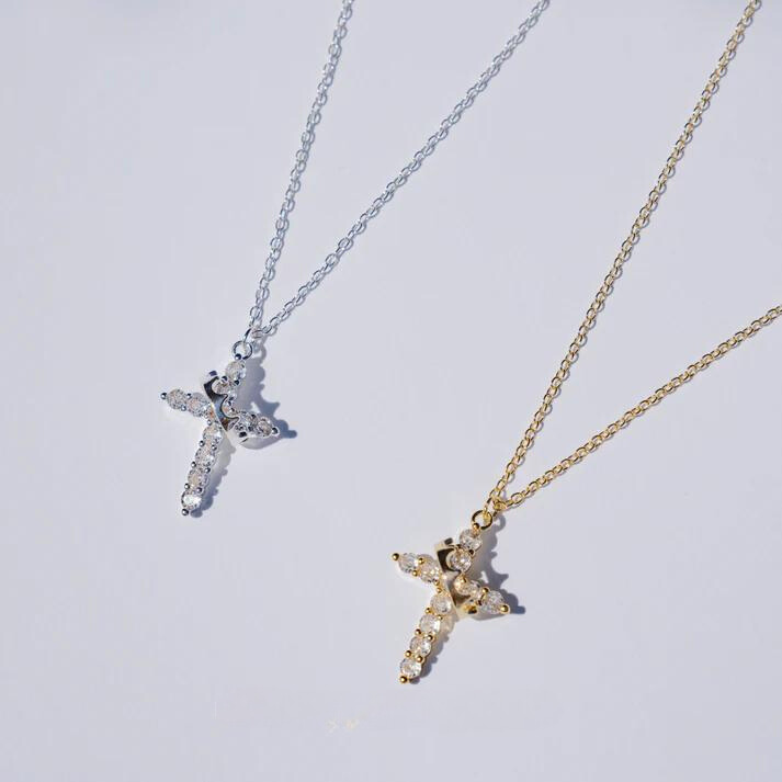 Crown Cross Faith Necklace