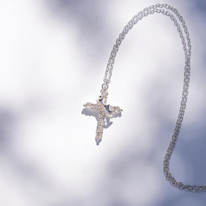 Crown Cross Faith Necklace